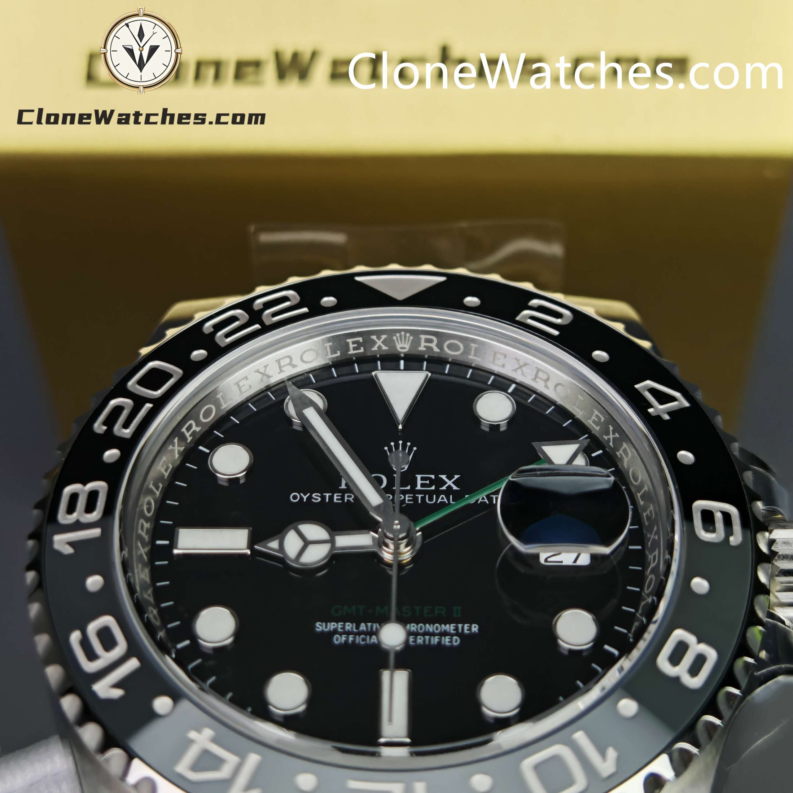Rolex Super Clone Watches 1:1 Bruce Wayne GMT Master II M126710grnr Oyster 3285 Movement - Image 7