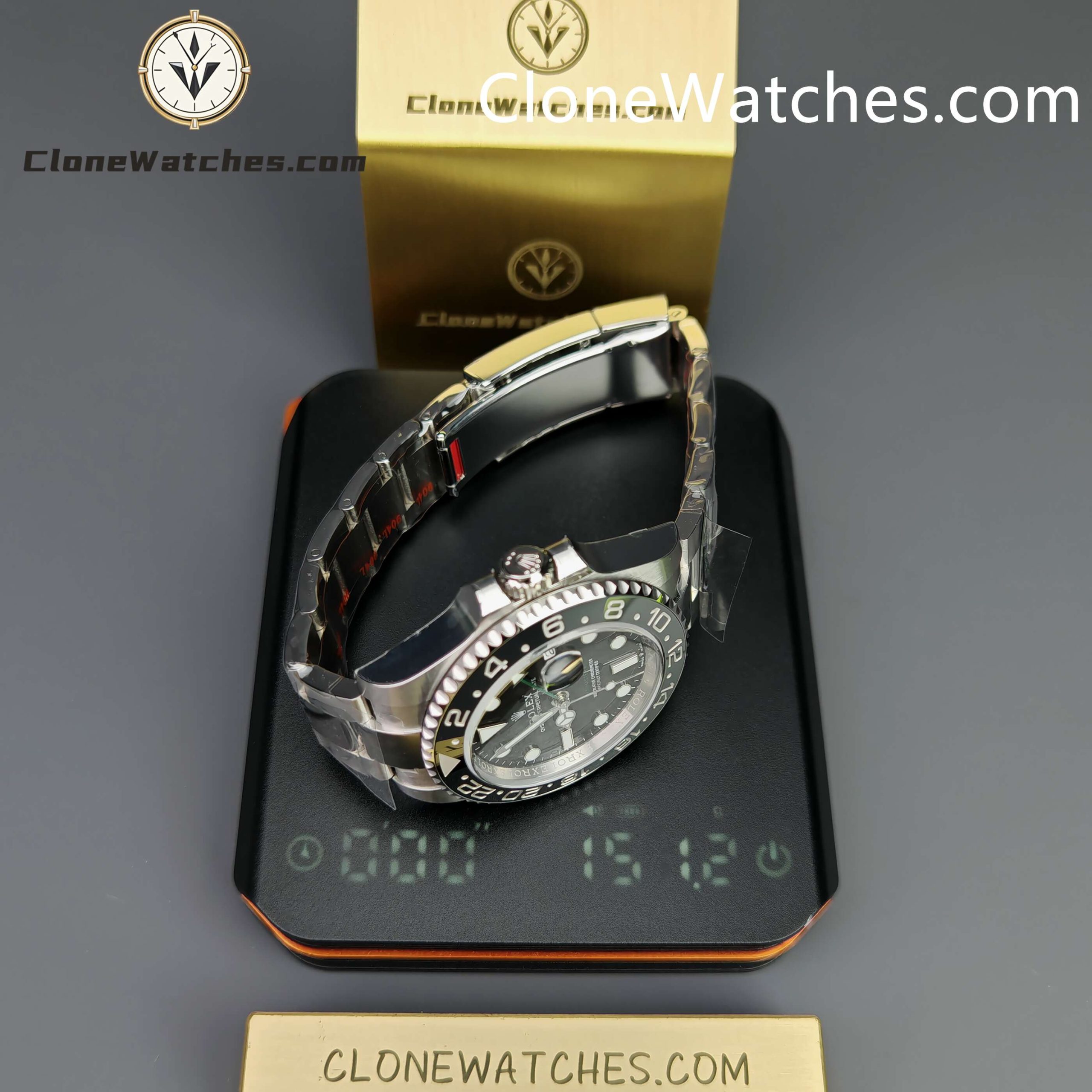 Rolex Super Clone Watches 1:1 Bruce Wayne GMT Master II M126710grnr Oyster 3285 Movement - Image 17