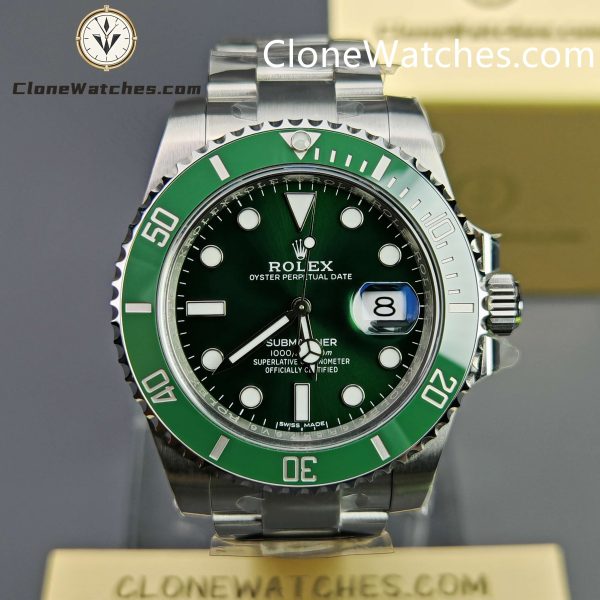 Super Clone Watches – Rolex Submariner Hulk 116610LV - Oyster