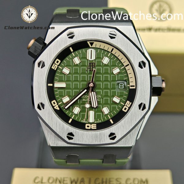 Audemars Piguet Super Clone Watches 1:1 Royal Oak Offshore 15720 Green Dial