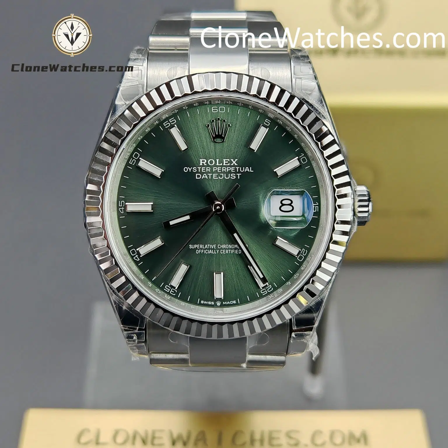 Rolex Datejust green dial M126334 super clone watch