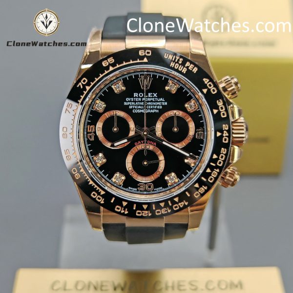 Rolex Super Clone Watches 1:1 Daytona Diamond m116515LN-0057 4130 Movement