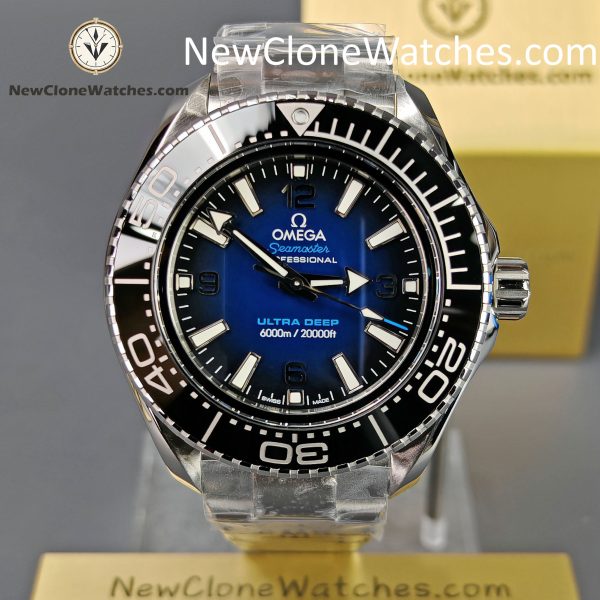 OMEGA Super Clone Watches  1:1 Seamaster Ocean Planet 6000M 45.5 MM 215.30.46.21.03.001