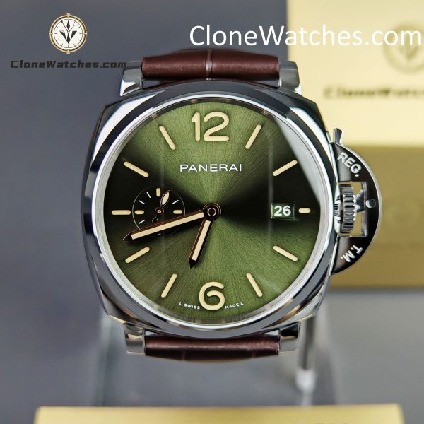 Panerai Super Clone Watches 1:1 Luminor Due Platinumtech™ PAM01329 Green Dial