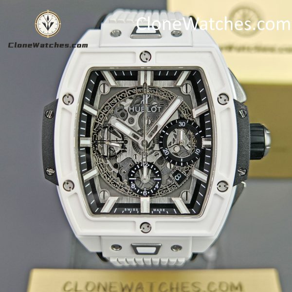 Hublot Super Clone Watches 1:1 Spirit of Big Bang White Ceramic 642.HX.0170.RX