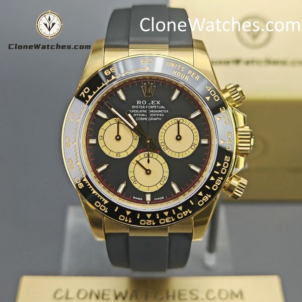Rolex Super Clone Watches 1:1 Daytona18K Gold M126518ln-0004 4131 Movement