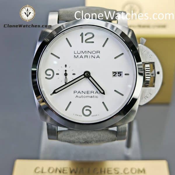 Panerai Super Clone Watches 1:1 Luminor Marina PAM01314 White Dial