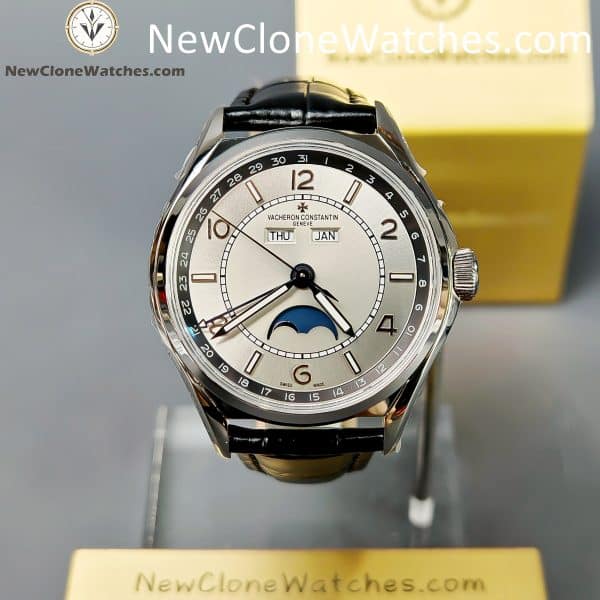 Vacheron Constantin Super Clone Watches 1:1 Fiftysix 4000E/000A-B439 Grey White Dial