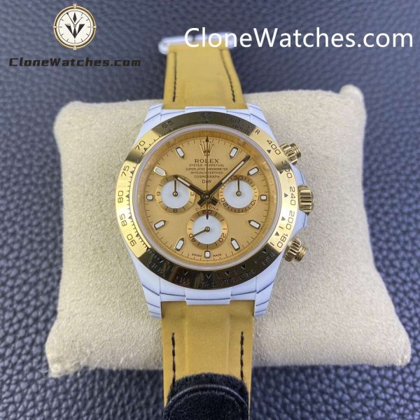 Super Clone Watches – Modified DiW Rolex Daytona GOLDEN ESSENCE
