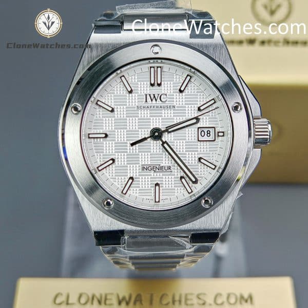 IWC Super Clone Watches 1:1 IW328902 Ingenieur Automatic 40 Silver plated Dial