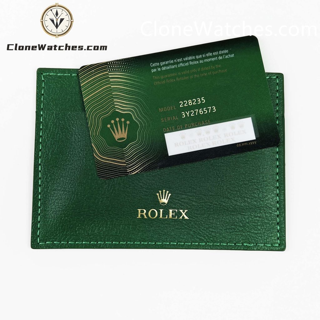 Scanning the Rolex NFC warranty card with a smartphone