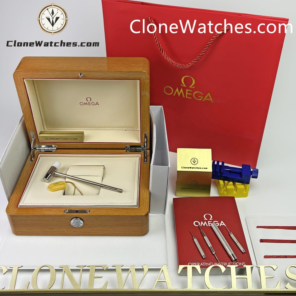 OMEGA red presentation box