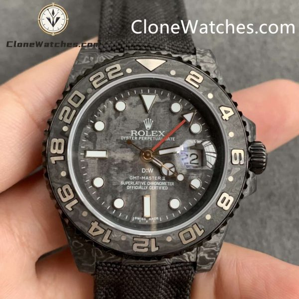 Super Clone Watches – Modified DIW Rolex GMT Master II “ALL BLACK”