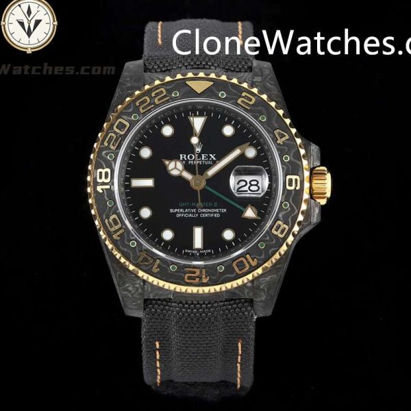 Super Clone Watches – Modified DIW Rolex GMT Master II "GOLDEN SPEEDSTER GREEN HAND"