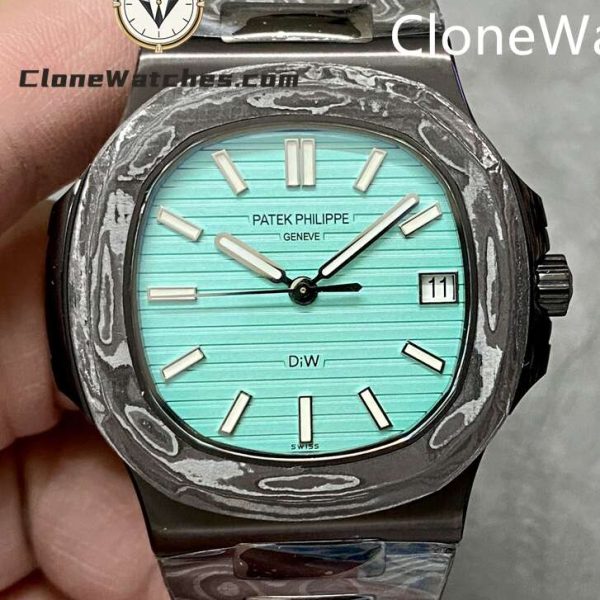 Super Clone Watches – Modified DiW Patek Philippe 5711 "BLACK GRAIL CELESTE"