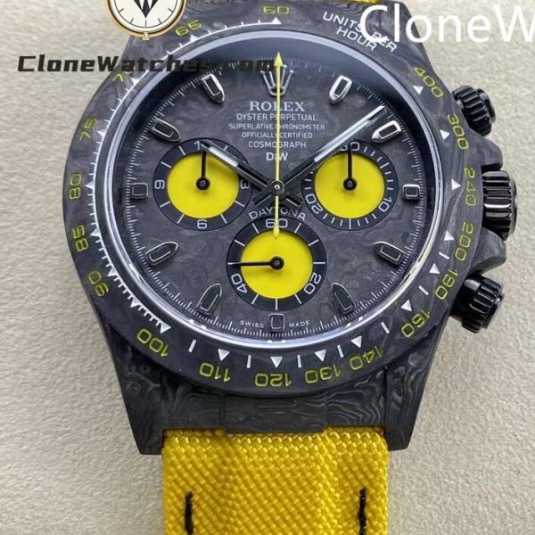 Super Clone Watches – Modified DiW Rolex Daytona "LEMON EDITION"