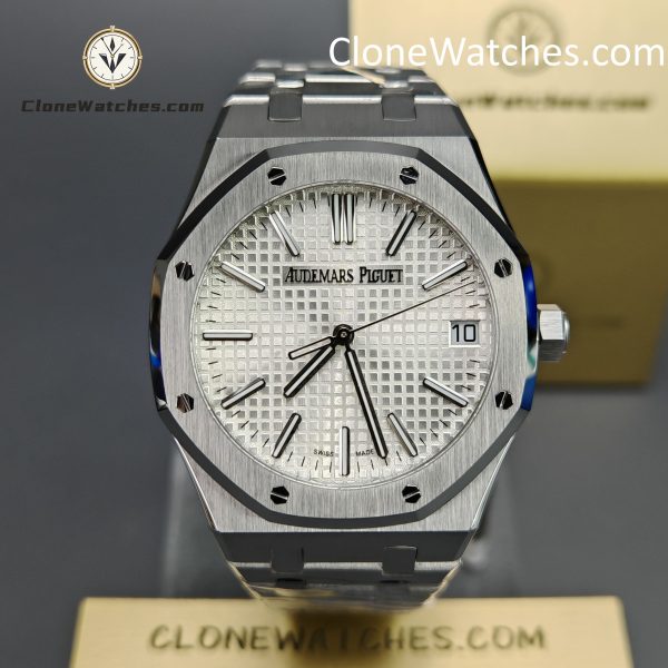 Audemars Piguet Super Clone Watches 1:1 Royal Oak  15510 White Dial 41MM Selfwinding