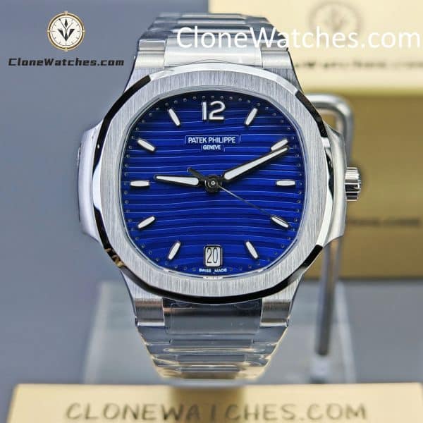 Patek Philippe Super Clone Watches 1:1 Nautilus Blue Dial 7118/1A 35.2 mm
