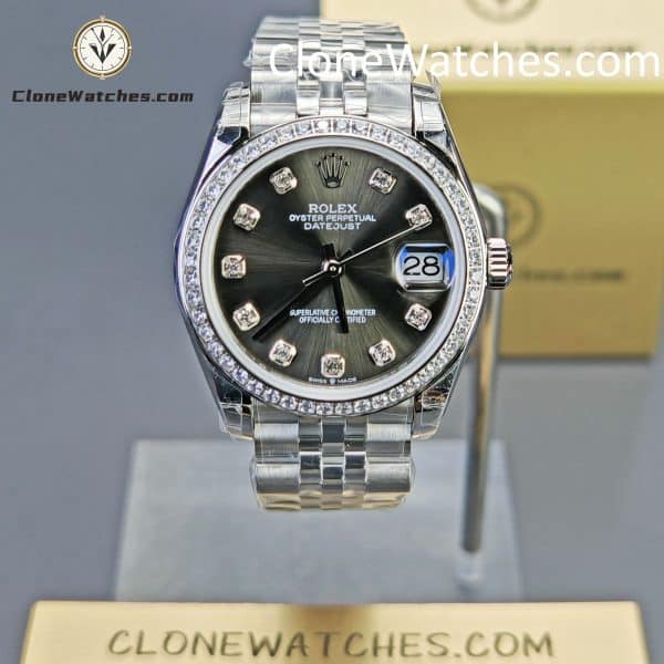 Rolex Super Clone Watches 1:1 DateJust m278384rbr-0010 Jubilee 31MM 2236 Movement