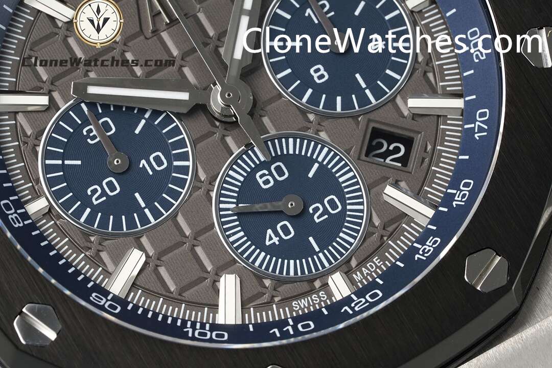 Audemars Piguet Super Clone Watches 1:1 Royal Oak Offshore Grey Dial 26420 Selfwinding Chronograph - Image 5