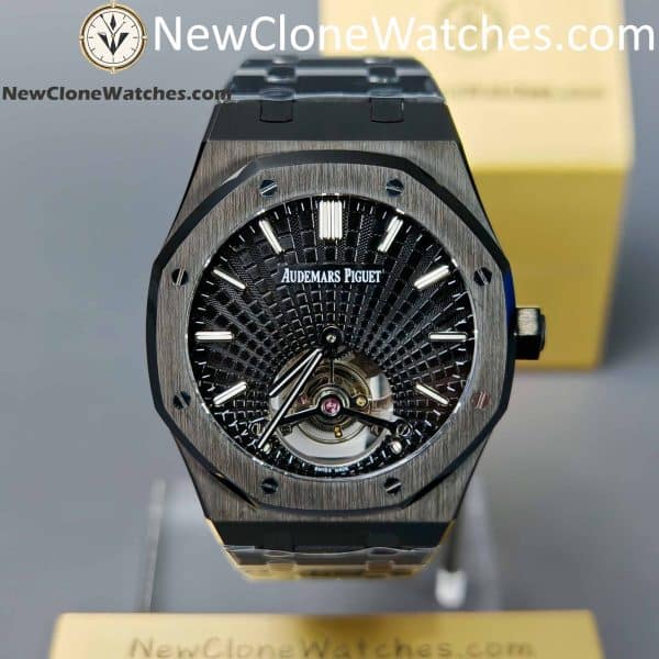 Audemars Piguet Super Clone Watches 1:1 Royal Oak 26522CE Black Tourbillon Dial 41mm