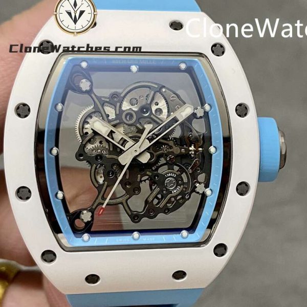 Super Clone Watches – Richard Mille 055 White Ceramics
