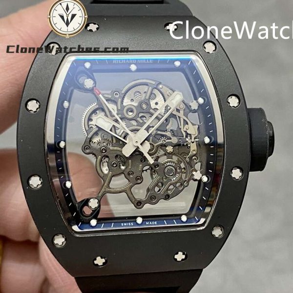 Super Clone Watches – Richard Mille 055 Black Ceramics