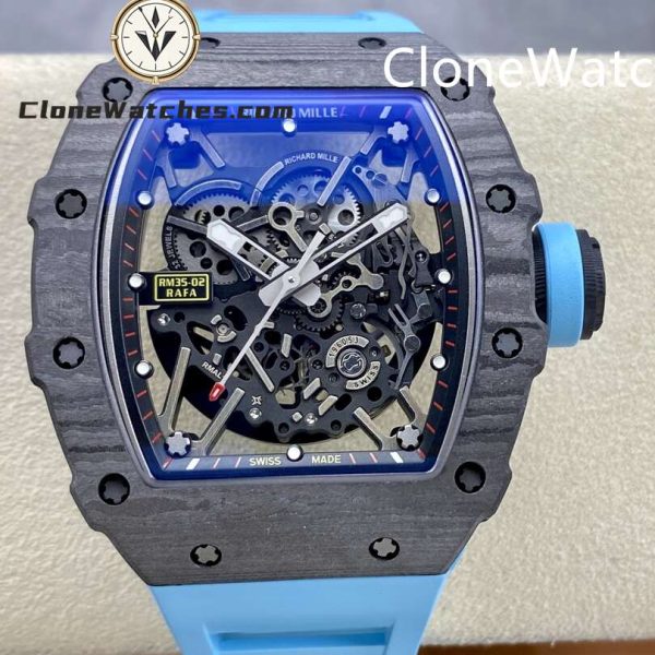 Super Clone Watches – Richard Mille RM 035 – 02 Blue Strap