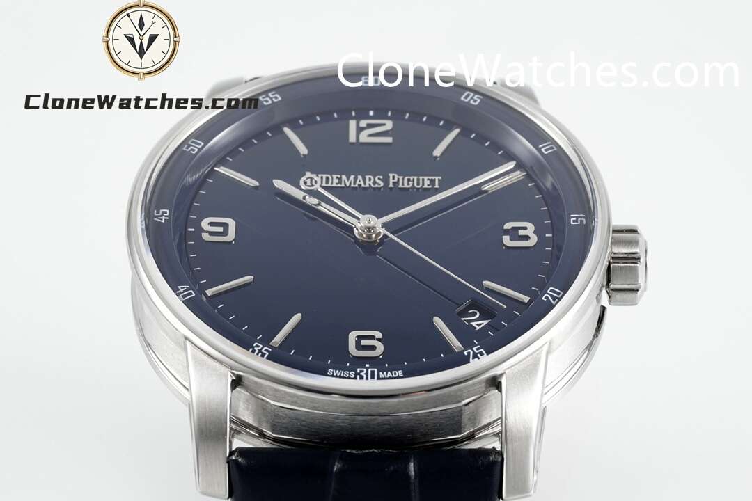 Audemars Piguet Super Clone Watches 1:1 Code 11.59 by 15210BC Blue Dial 41MM - Image 4