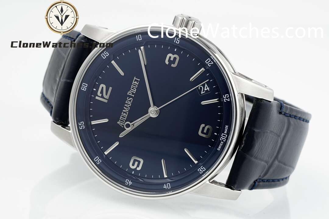 Audemars Piguet Super Clone Watches 1:1 Code 11.59 by 15210BC Blue Dial 41MM - Image 5