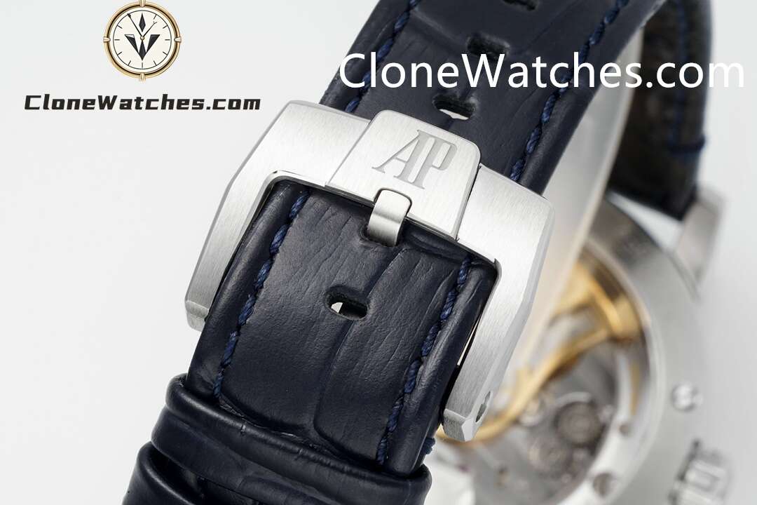 Audemars Piguet Super Clone Watches 1:1 Code 11.59 by 15210BC Blue Dial 41MM - Image 9