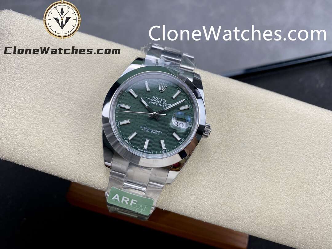 Rolex Super Clone Watches 1:1 DateJust Green Dial M126300 – 0021 Oyster 41MM 3235 Movement - Image 4