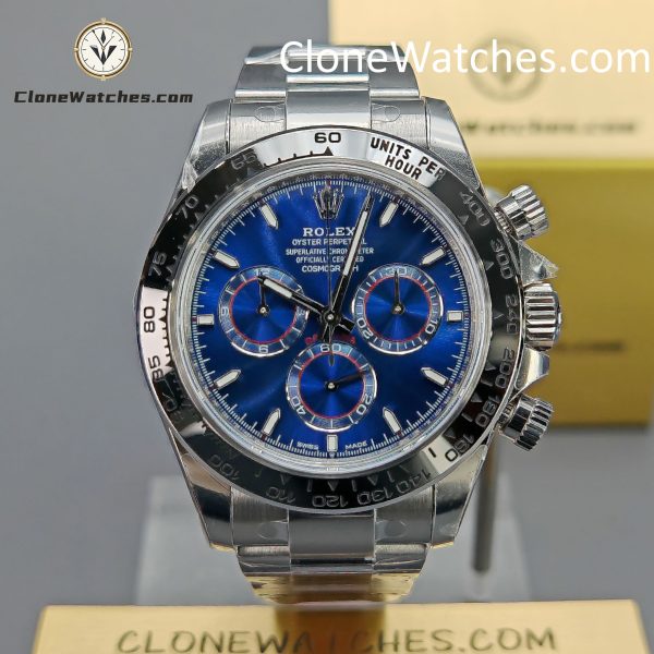 Rolex Super Clone Watches 1:1 Daytona Blue Dial M126509-0005 4131 Movement