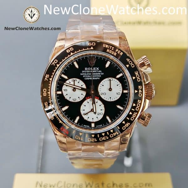Rolex Super Clone Watches 1:1 Le Mans Daytona 100 Years Anniversary Rose Gold 4132 Movement