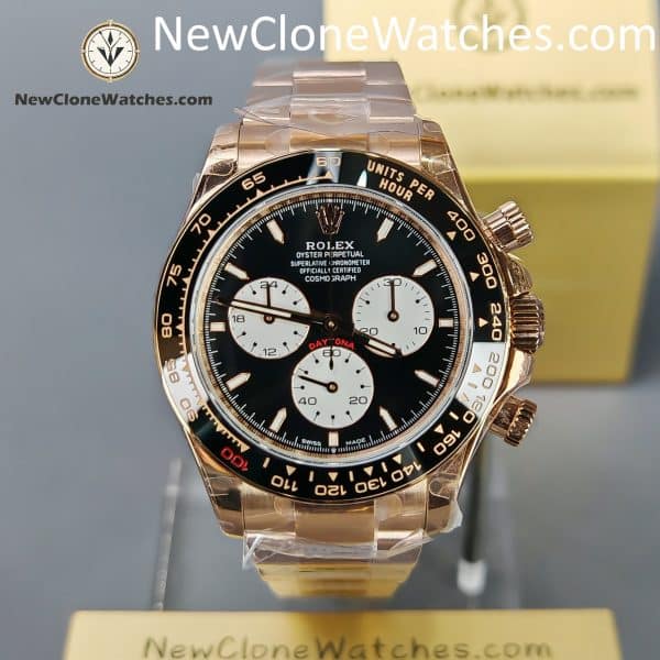 Rolex Super Clone Watches 1:1 Le Mans Daytona 100 Years Anniversary Rose Gold 4132 Movement