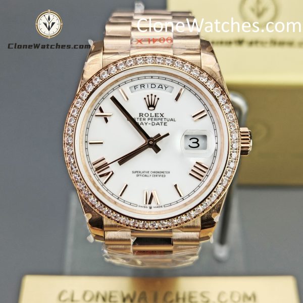 Super Clone Watches – Rolex  Day Date m128345rbr-0070