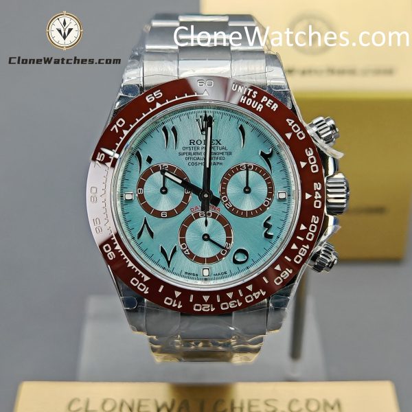 Rolex Super Clone Watches 1:1 ICE BLUE Daytona M116506 Middle East Version 4130 Movement