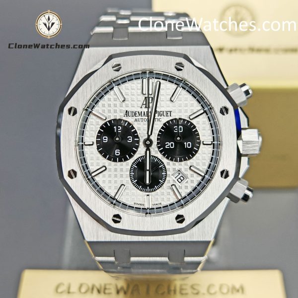 Super Clone Watches – Audemars Piguet White Dial 26331ST