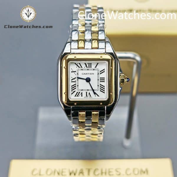 Cartier Super Clone Watches 1:1 PANTHÈRE DE CARTIER White Dial 22mm x30mm W2PN0013