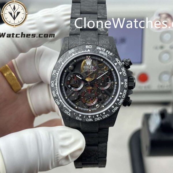 Super Clone Watches – Modified Rolex Daytona Super Lightweight Carbon Fiber