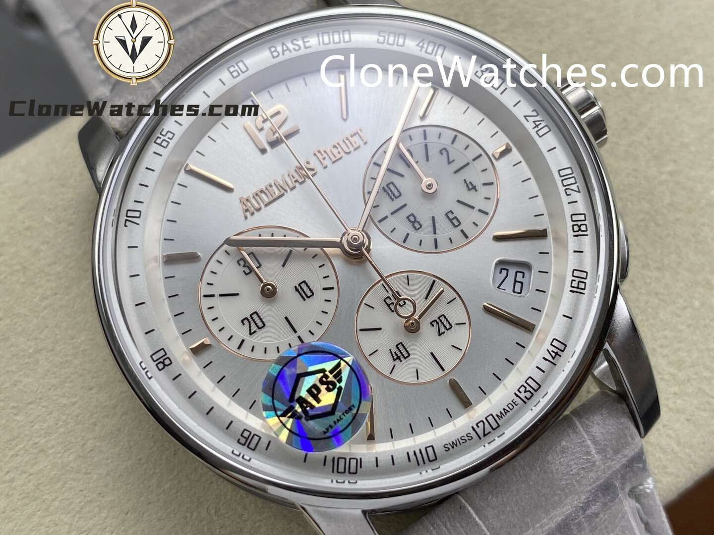 Audemars Piguet Super Clone Watches 1:1 Code 11.59 Gray Dial 26393CR 41mm - Image 2
