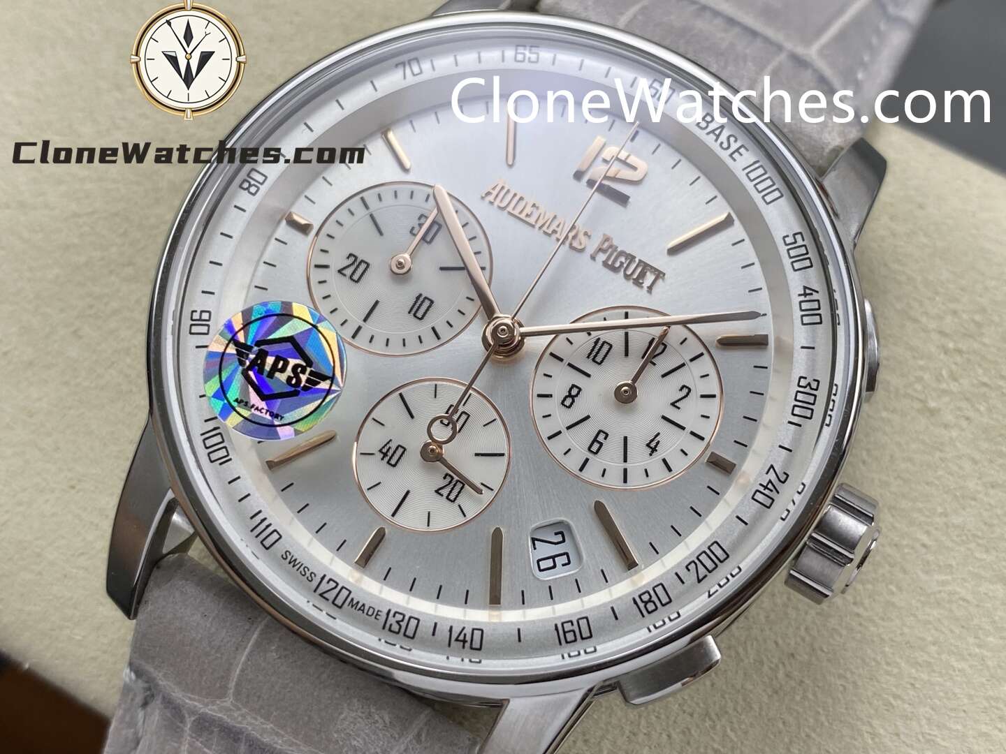 Audemars Piguet Super Clone Watches 1:1 Code 11.59 Gray Dial 26393CR 41mm - Image 3