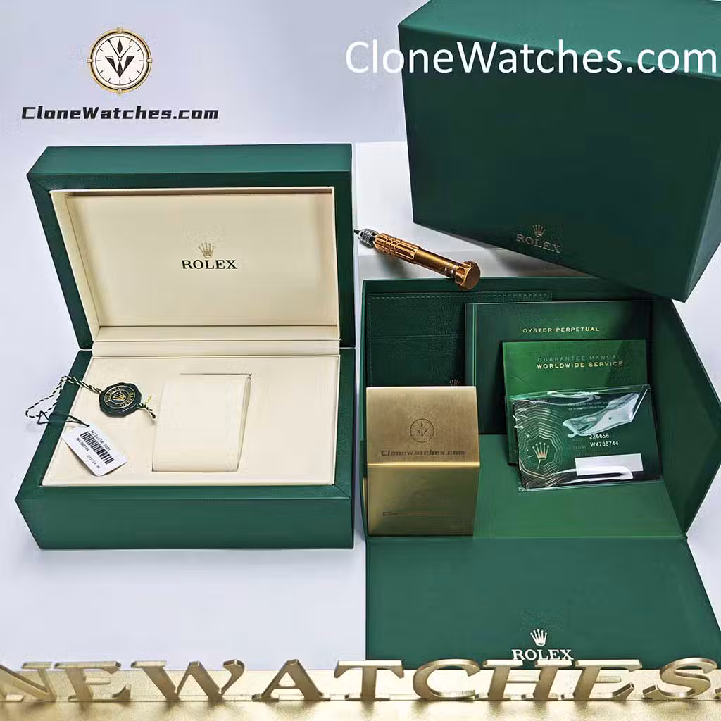Rolex green oyster presentation box exterior
