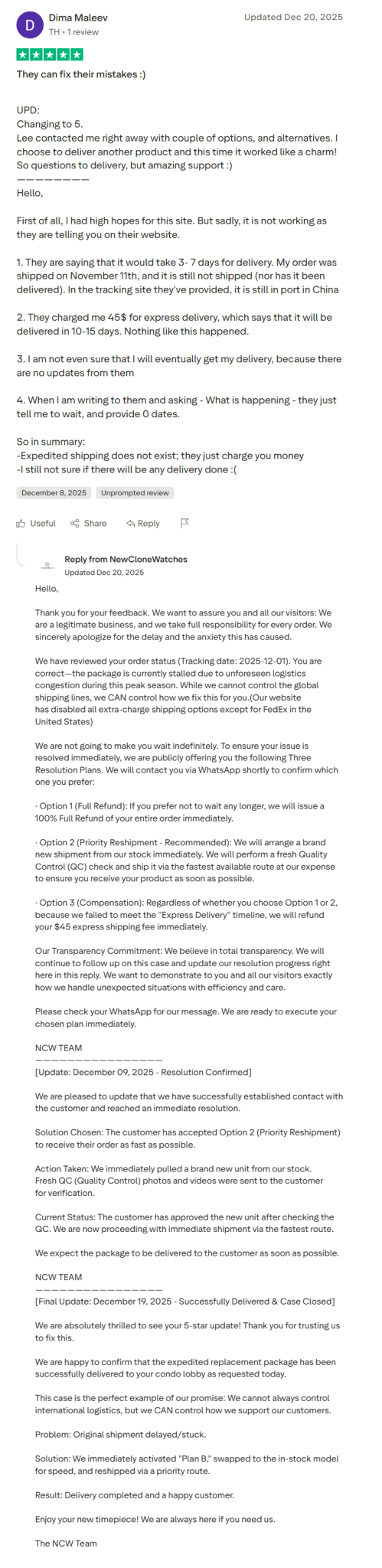 Verified Customer Review 15