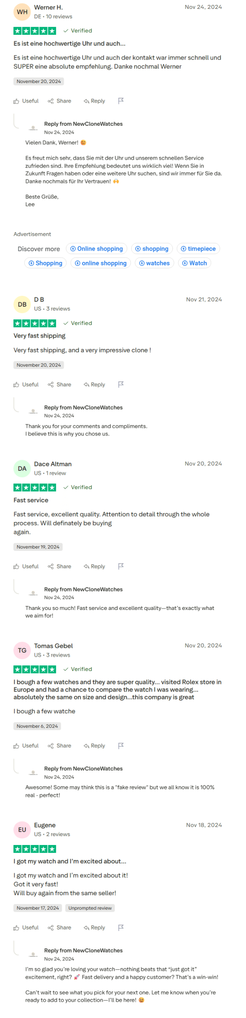 Verified Customer Review 76