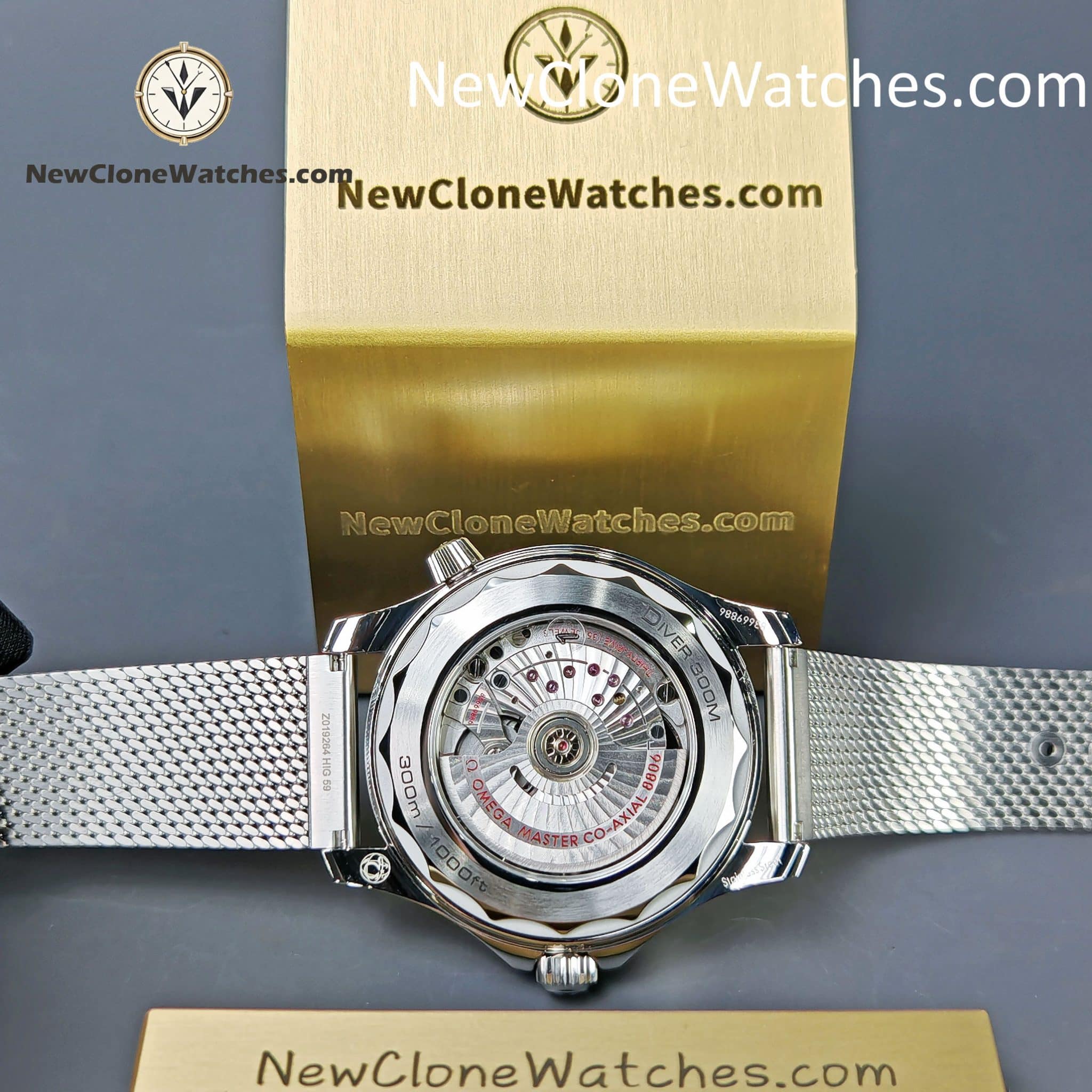 OMEGA Super Clone Watches 1:1 Seamaster Diver 300M 42mm 210.30.42.20.01.018 Black Dial - Image 9