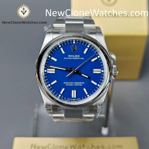 Super Clone Watches – Rolex Oyster Perpetual M126000-0015 Blue Dial