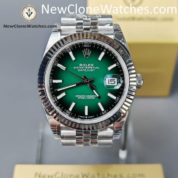 Super Clone Watches - Rolex DateJust Green Dial m126334-0034