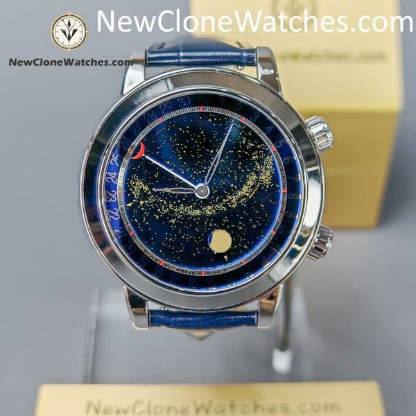 Super Clone Watches - Patek Philippe 6102P-001 Blue Dial