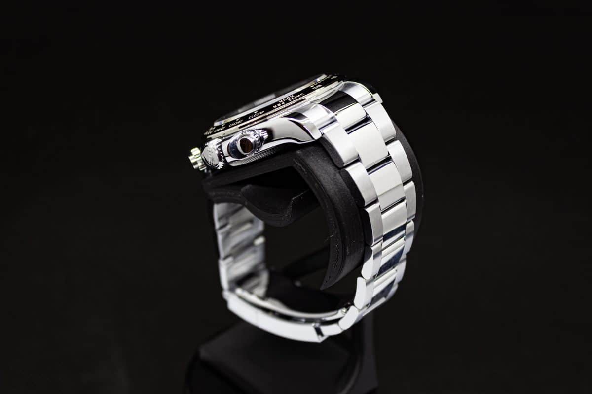 QF Daytona 126529LN super clone bracelet link detail with tungsten core
